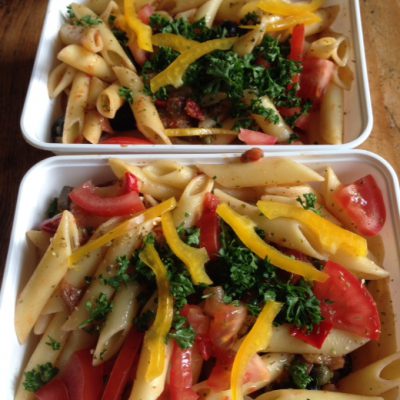 Penne met gegrilde groenten – week 15 mei t/m 21 mei