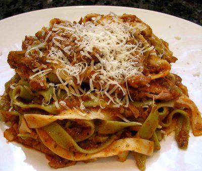 Tagliatelles au ragoût de boeuf