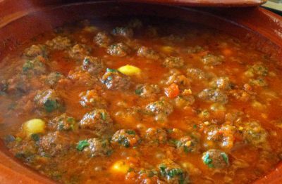 Tajine de kefta & semoule